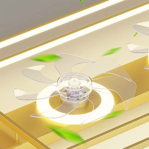 Ventilateur de plafond avec lampe LED 98W dimmable et télécommande noir