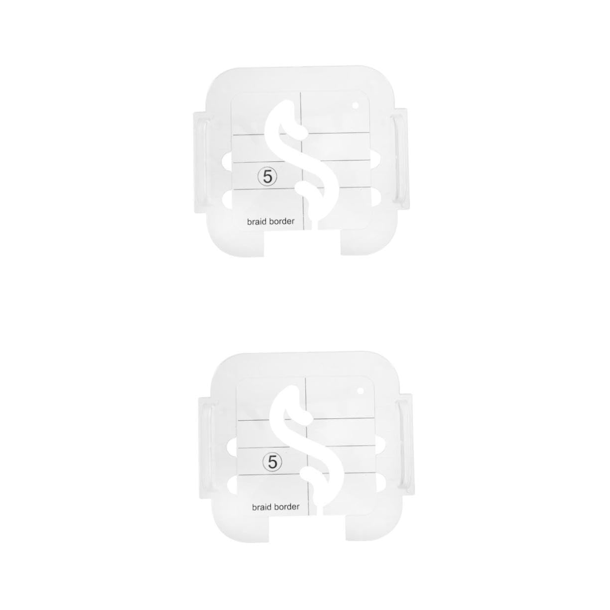 Housoutil 2 Juegos Plantilla de Costura de Acrílico para Patchwork de Regla de Costura Práctica y Duradera para Manualidades Casa para Acolchado y