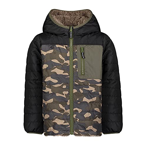 Image of LONDON FOG Boys' Sherpa Reversible Winter Jacket