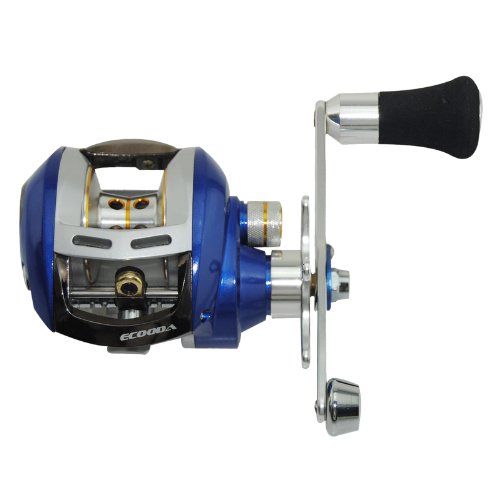 Ecooda Shadow Baitcaster Fishing Reel Ultralight Aluminum Alloy Frame (Left) Great Saltwater Freshwater Baitcasting Fishing Reel for Baitcast