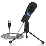 TONOR Gaming Microphone PC USB, Computer Mic Plug & Play for Gaming/Chatting/Skype/Youtube/Recording/Podcasting for Mac OS X and Windows PC Computers