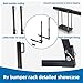RV Bumper Rack,Rv Portable Waste Tank Rack with Heavy-Duty Straps,Rv Bumper Support Bracket,Rv Waste Tank Portable Rack Fits 4-4.5 inches Bumpers