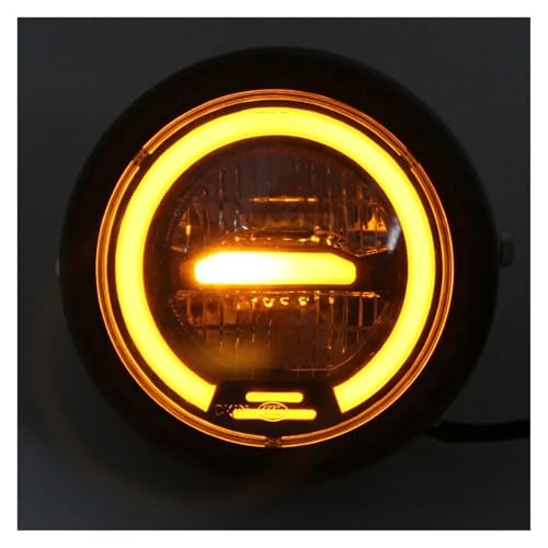 Faro anteriore a LED per moto da 6 pollici Faro anteriore rotondo universale da 6 pollici per Sportster per Cafe per Racer.