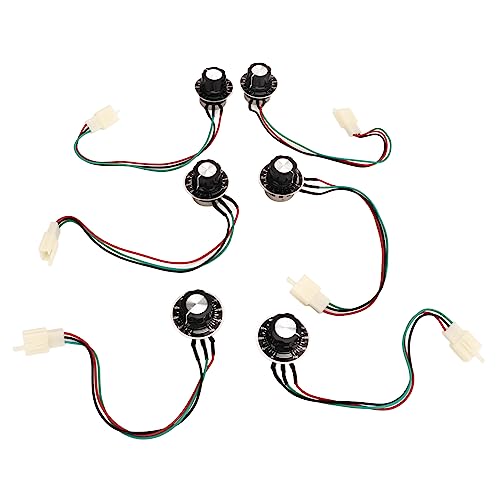 6pcs Linear Diminui o Potenciômetro Rotativo
