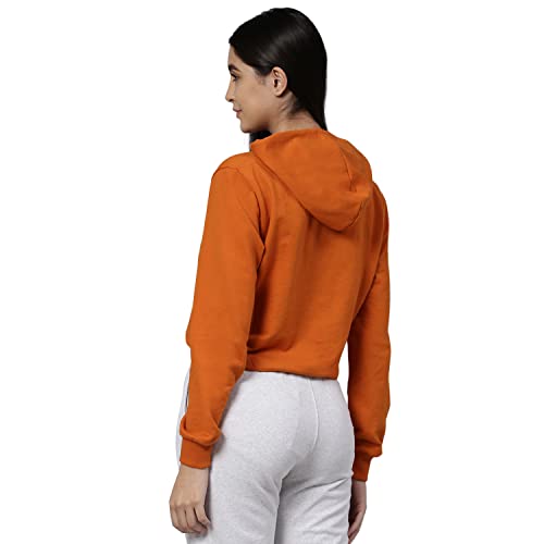 Image of HIGH Star Women's Fleece Solid Hooded Neck Sweatshirt