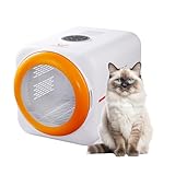 PawGalaxy Pet Dryer Box with LED 30 Million Negative Ions&Multi-Function, 360° Efficient Automatic and Quite Box for Cats, Dogs, Smart Touch Screen Temperature Control, Safe Design for Pet Hair Dryer