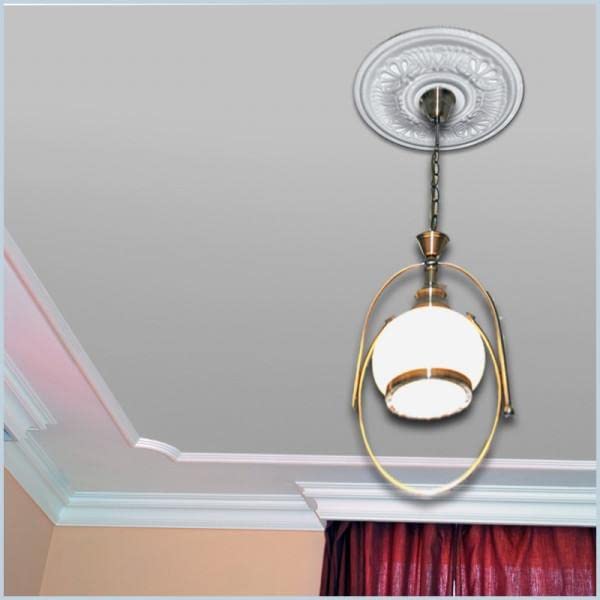 Deckenrosette 100mm Mit Haken - Für Hängeleuchten & Kronleuchter