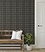 NextWall Harry & Grace Herringbone Plaid Premium Matte Non-Woven Peel and Stick Wallpaper (Adobe & Antique Green)