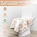 30 Pack Toilet Seat Covers Disposable, Individually Wrapped for Travel, Large Waterproof Potty Covers for Kids and Adults,Toddler Potty Training for Public Restroom, Airplane, Trip - Rainbow