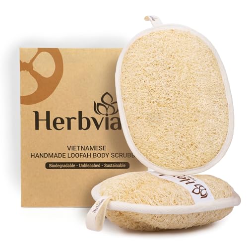 10 Best Natural Body Sponges for Gentle and Eco-Friendly Cleansing 7 Vietnamese Natural Loofah Exfoliating Body Scrubber Pads