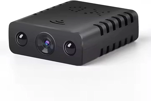 Câmera Espiã Mini Wi-Fi Full HD 1080P com Gravação em Loop, Detecção de Movimento, Visão Noturna e Suporte para Cartão SD – Câmera de Segurança Oculta Portátil