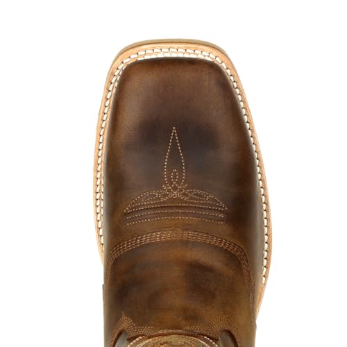 Durango® Maverick Pro™ Steel Toe Waterproof Western Work Boot, Rugged Tan, Size 9.5(M) by Durango - Used condition - Image 6