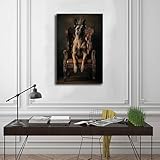 Malinois Royal Dog Poster Leinwand Poster Schlafzimmer Dekor Landschaft Büro Zimmer Dekor Geschenk 50 x 75 cm