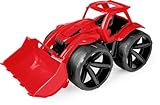 Wader 64500 - Maximus Traktor in Rot mit extra Breiten Reifen, Größe ca. 68 cm, für Kinder ab 12 Monaten, geeignet als Geschenk für kreatives Spielen