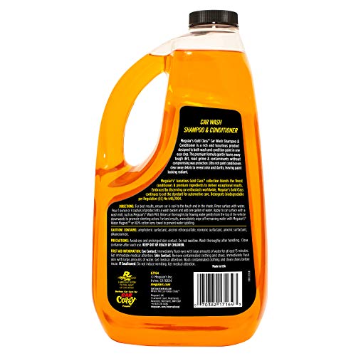 Meguiar's Gold Class Car Wash, Car Wash Foam For Car Cleaning - 64 Oz Container #TOP2