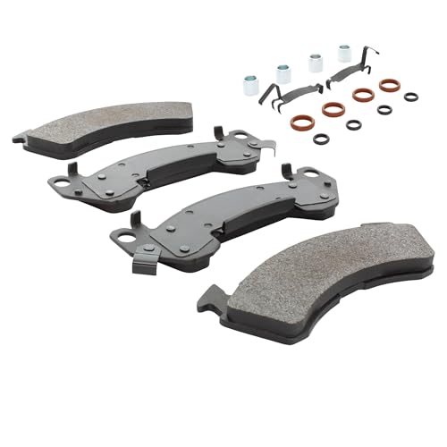 Image of QUALITY-BUILT Front Semi-Metallic Brake Pads, Premium 1001-0614AM, Compatible with 1994-1996 Chevrolet (Caprice,Impala)