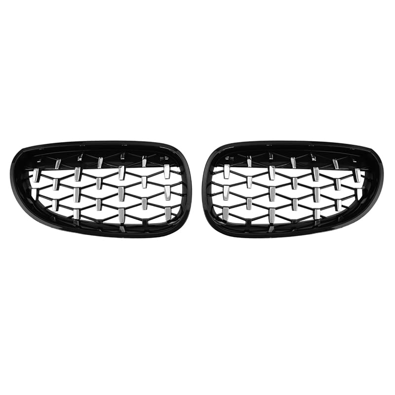 Parrilla delantera para E60 E61 con acabado exclusivo negro y plata