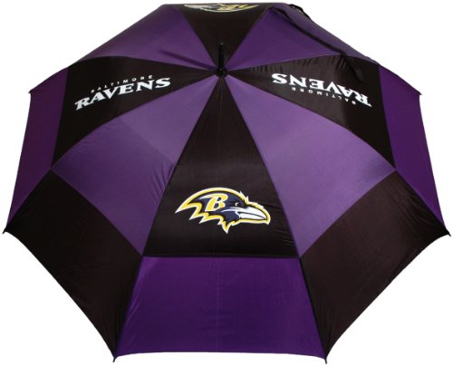 Image of NFL Baltimore Ravens 62-Inch Double Canopy Umbrella