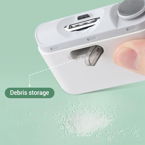 Electric Nail Clipper with Fast Polishing Multifunctional 2 in 1 Automatic Fingernail File Machine for Adults Children - Image 2