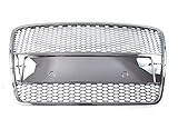 Parrilla compatible con Audi A4 B7 Rs-Style Chrome 2005-2008 --/-- Rejilla delantera para Audi A4 B7 Rs-Style Chrome 2005 2006 2007 2008
