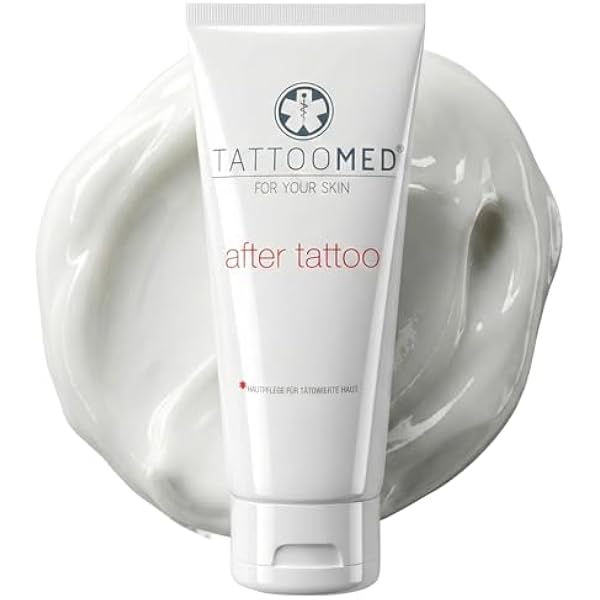 TattooMed Pielęgnacja tatuażu dla wytatuowanej skóry – po tatuażu – 25 ml medyczny krem do tatuażu – nieperfumowany