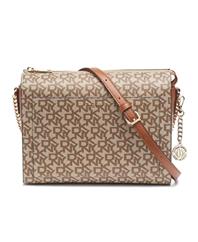 DKNY Women’s Bryant Med Bx Crsbdy Crossbody, Chino Caramel, One Size