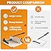 12in Heavy Duty Guillotine Paper Cutter | 400-Sheet High-Speed Steel Blade | Safe for School, Bookbinding & Crafts | Large Cutting Area, Non-Slip Base