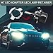 Surosha 2PCS H7 LED Bulb Retainers Adapter Holder, LED Bulb Adapter, Car Accessories H7 LED Light Adapter Bulb Base Holder Socket Retainer Compatible with Audi, Buick, Hyundai, Nissan, Saab (2PCS)