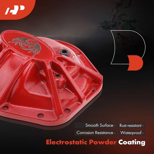 A-Premium Front Differential Cover with 10 Bolts Compatible with Jeep TJ 1997-2006 Wrangler 1997-2017 Wrangler JK 2018, fit for DANA 44 Axle by A-Premium - Image 6