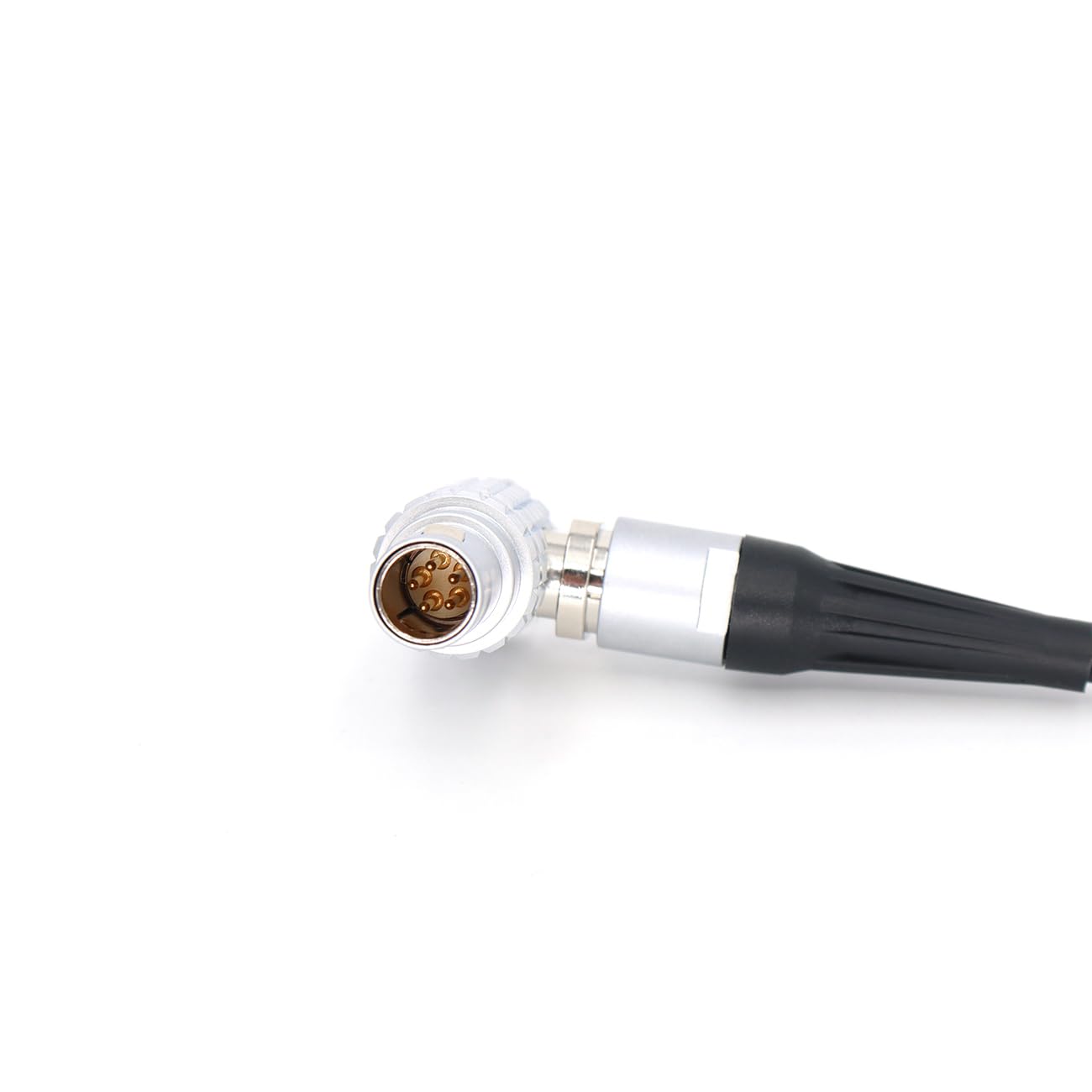 Timecode Cable TRS Jack 3.5mm to Right Angle 0B 5Pin Male for Easync Synchronize Audio Cord for Sound Devices, ARRI Alexa Camera - 50cm