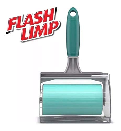 Flash Limp Rolo Adesivo Lavável Para Remover Pelos Fiapos E Poeira Flp6497