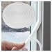 fowong Adhesive Brush Weather Stripping, 11/32-inch x 11/32-inch x 16-Feet, High Density Felt Draught Excluder for Sliding Sash Door Window Wardrobe Seal (White)