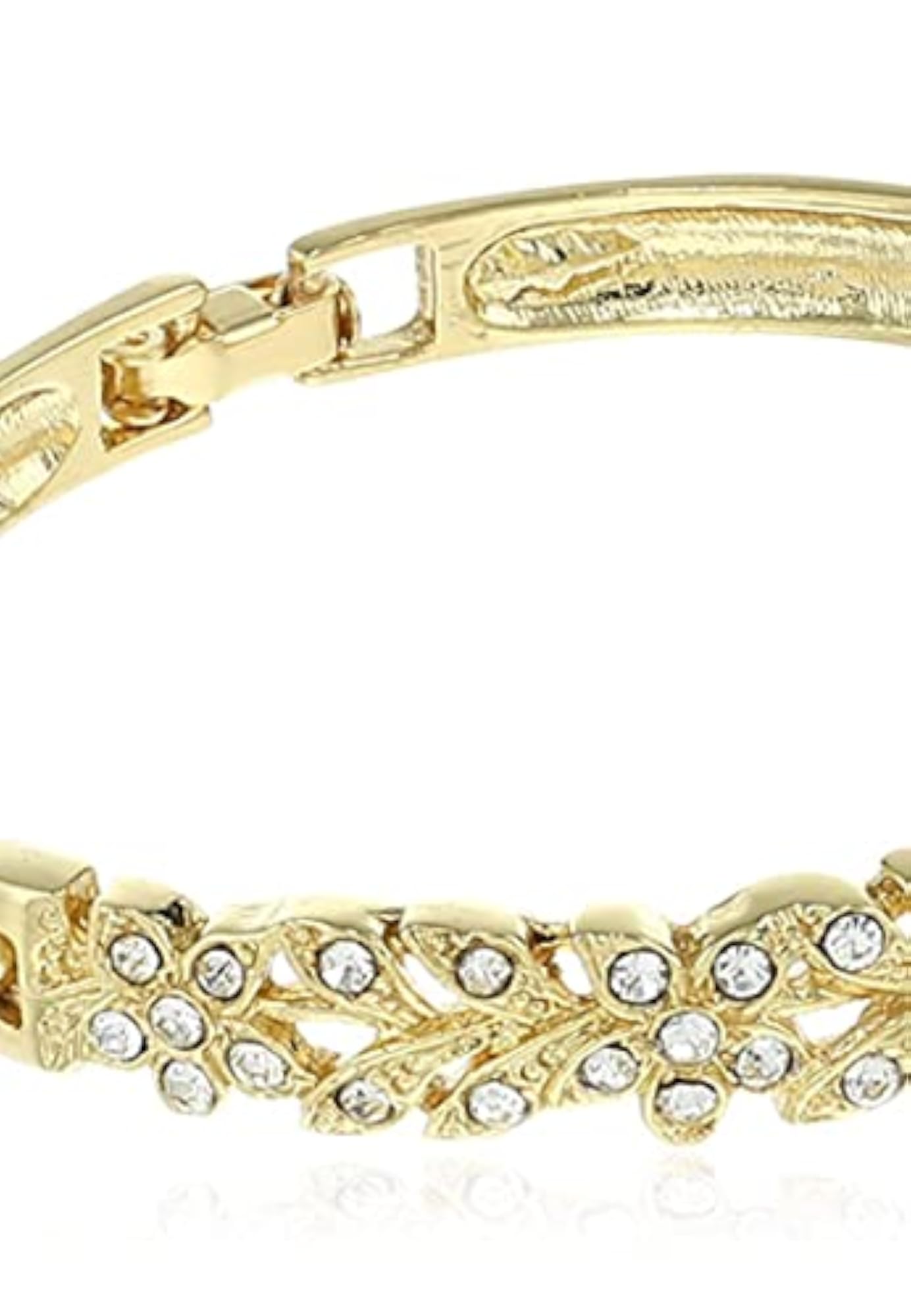 Crystal Studded Bangle Bracelet