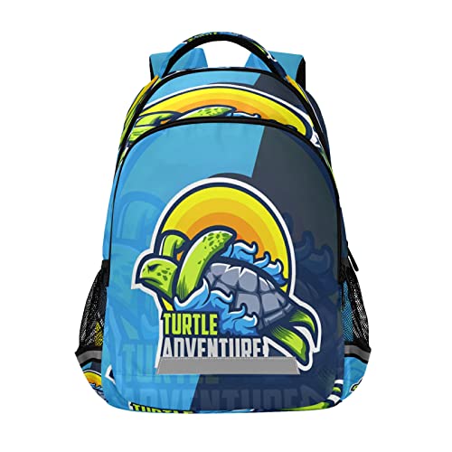 Sac cartable tortue de mer pour accompagner les enfants à l'école