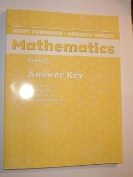 Paperback Scott Foresman Addison Wesley Mathematics Grade 2 Homework Workbook Answer Key Book