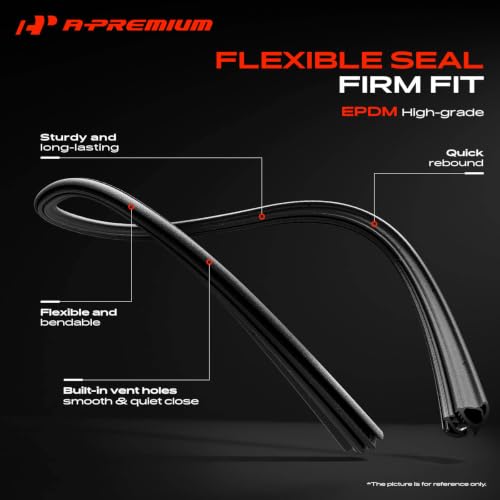 A-Premium Rear Right Car Door Weatherstrip Seal Strip Compatible with Jeep by A-Premium - Used condition - Image 6