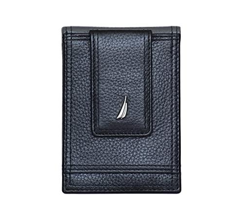Portefeuille en cuir véritable avec compartiments optimisés Nautica homme