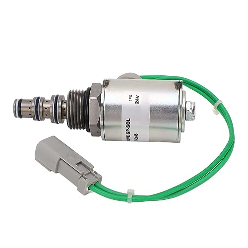 Électrovanne 171-3685 CAT 24V en acier allié pour chargeuse compacte - 6