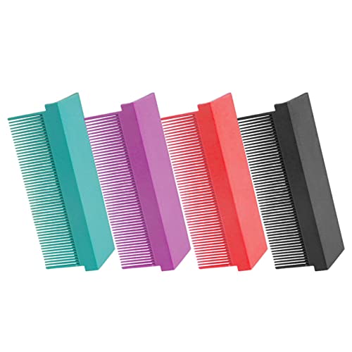 Flat Iron Comb Attachment, Hair Straightening Comb Attaches To Flat Iron For Low And High Temperature (Red) #TOP7