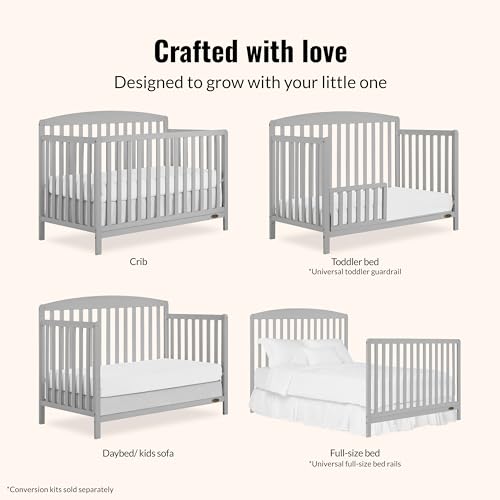 Image of Dream On Me Odelle 5 in 1 Convertible Crib