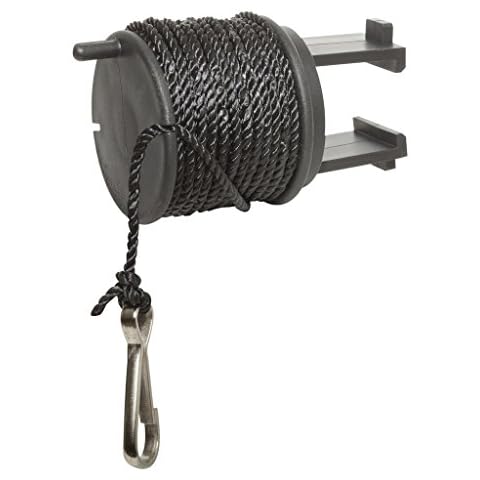 High Point Products Gear Lift Cord for Tree Stand, 25 Feet of Nylon Cord Clamps onto Tree Stand, Fits Square 1-Inch Tubing, Clamps On for Easy Assembly, Hauls Hunting and Archery Gear, Gun and Bow Easily into Tree Stand Cover