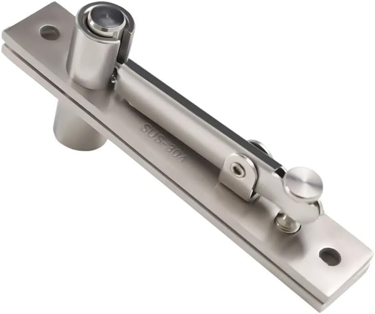 2Sets Heavy Duty 360° Rotating Hidden Bookcase Hinge Secret Door Pivot Hinge Kit 304 Stainless Steel