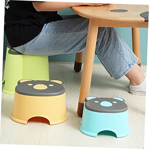 Yardwe 2 Pçs Banco Pequeno Banquinho De Plástico Banquinho Para Crianças Banquinho Portátil Banquinh