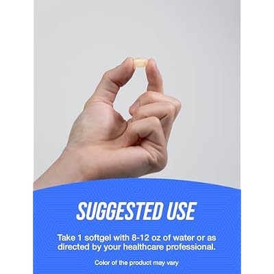 BulkSupplements.com Vitamin K2 Softgels - Vitamin K2 MK7, Vitamin Supplements - Gluten Free, 1 Softgel per Serving, 365 Count (Pack of 1)