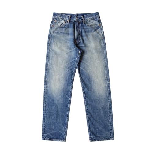 Red Tornado Dark Wash American Retro Selvedge Denim Jeans