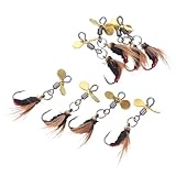 Movimento realistico: simula il movimento dell'esca per attirare pesci predatori come spigole e pesci, aumentando le possibilità di abboccata, esche per la pesca al black bass, esche per la pesca con