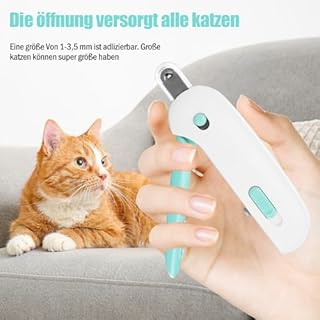 Encuryna Tagliaunghie per gatti e gatti, in acciaio inox, tagliaunghie per gatti, tagliaunghie per gatti, tagliaunghie per gatti, tagliaunghie per gatti, tagliaunghie per gatti, con lima per unghie e