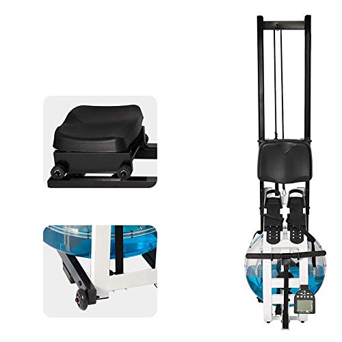 Image of Home Water Resistance Rowing Machine Home Use,Simulate Underwater Sound Indoor Rower,Foldable Rowing Machine,with LCD Display,Display Time,Speed,Distance,Calories,Etc