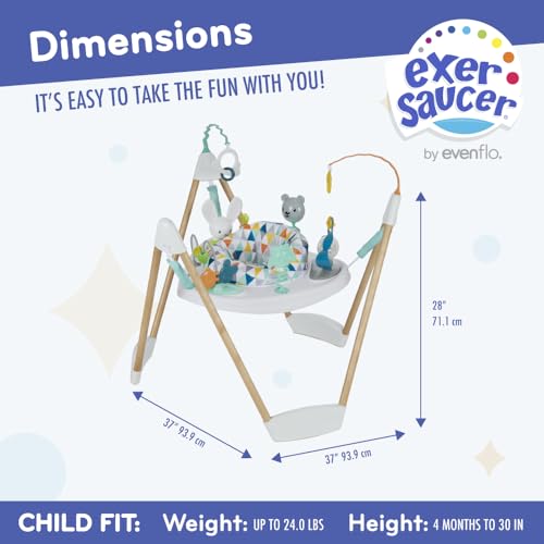 Evenflo 61912186 Exersaucer Woodland Wonder Baby Activity Center thumb #7