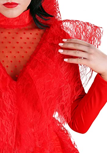 Red Gothic Wedding Dress Costume X-Small #TOP5